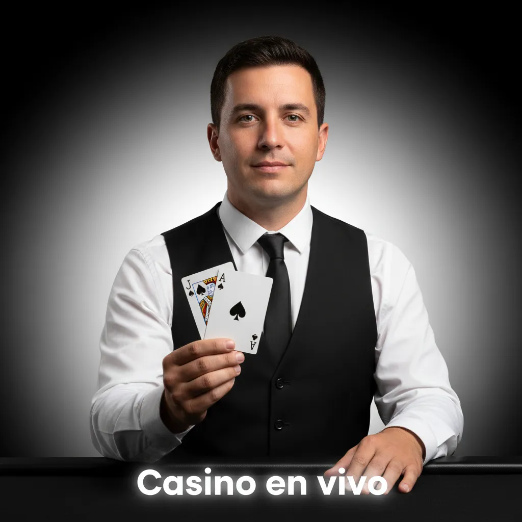 Crupier en estudio con ruleta y cartas; juegos con apuestas en tiempo real: ruleta, blackjack, baccarat, póker y game shows